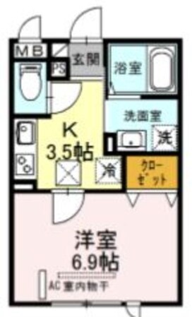 ホワイトヴィラの物件間取画像